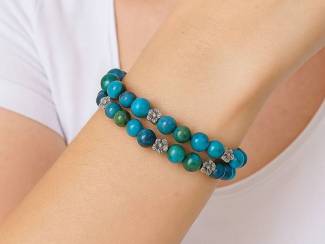 Armbanden Armbandenset van natuursteen