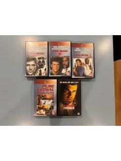 VHS VHS Lethal weapon 1-3  pure lethal payback Mel Gibson