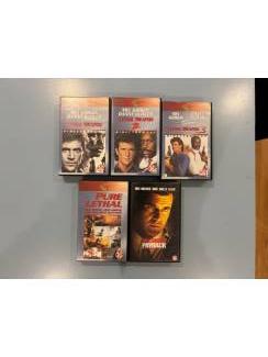 VHS VHS Lethal weapon 1-3  pure lethal payback Mel Gibson