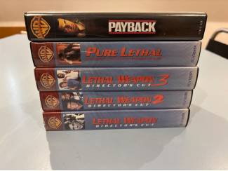 VHS Lethal weapon 1-3  pure lethal payback Mel Gibson