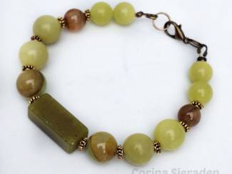 Armband van natuursteen
