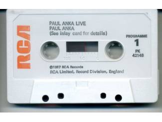 Cassettebandjes Paul Anka 2 cassettes &euro;3,50 per stuk 2 voor &euro;6 ZGAN