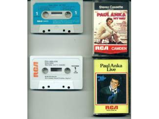 Cassettebandjes Paul Anka 2 cassettes &euro;3,50 per stuk 2 voor &euro;6 ZGAN
