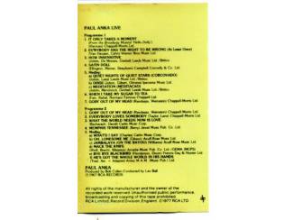 Cassettebandjes Paul Anka 2 cassettes &euro;3,50 per stuk 2 voor &euro;6 ZGAN