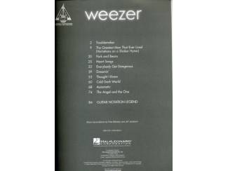 Bladmuziek Weezer The Red Album Guitar Recorded Versions bladmuziek NIEUW