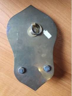 Religie Antieke Franse muurplaquette &ndash; religieus wijwatervat