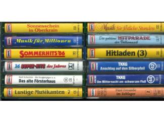 Cassettebandjes EUROPA serie diverse cassettes zie foto's &euro;4 per stuk ZGAN