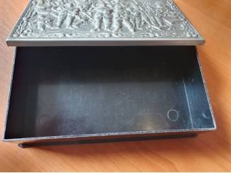 Woonaccessoires | Overige 2x plastic doosje met metalen deksel