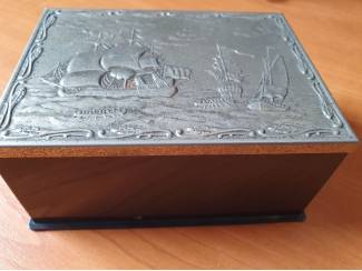 Woonaccessoires | Overige 2x plastic doosje met metalen deksel