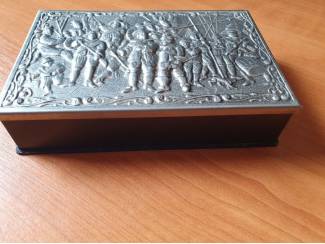 Woonaccessoires | Overige 2x plastic doosje met metalen deksel