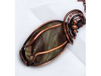 Kettinghangers Hanger met natuursteen