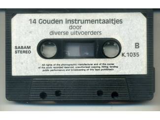 Cassettebandjes 14 Gouden Instrumentaaltjes cassette ZGAN