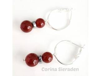 Oorbellen Oorbellen met natuursteen