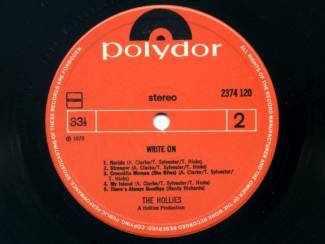 Grammofoon / Vinyl The Hollies Write On 10 nrs lp 1975 ZGAN