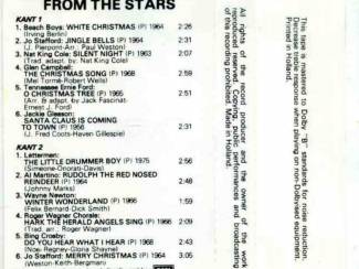 Kerst Christmas Greetings From The Stars 12 nrs cassette 1978 ZGAN