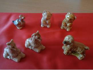 Wade whimsie beeldjes dier GIRAFFE eend HOND beertje