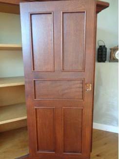 Kasten grote EIKEN KAST SERVIESKAST BOEKENKAST LEGKAST 3 planken