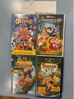 Disney videobanden classics VHS origineel + Tarzan Jane