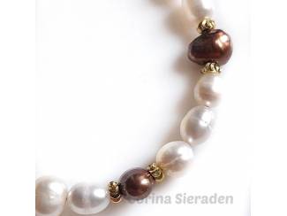 Armbanden Armband van zoetwaterparels