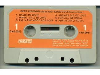 Cassettebandjes Bert Weedon Plays Nat King Cole Favourites cassette 1975