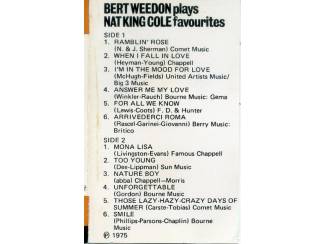 Cassettebandjes Bert Weedon Plays Nat King Cole Favourites cassette 1975
