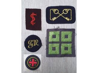 Militaria Rode Kruis stoffen emblemen