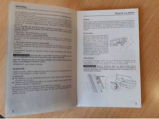 Autoboeken en Autotijdschriften Honda Civic Coupé CRX  instruktieboek 1989