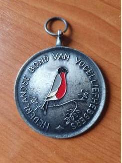 medaille Nederlandse bond van Vogelliefhebbers