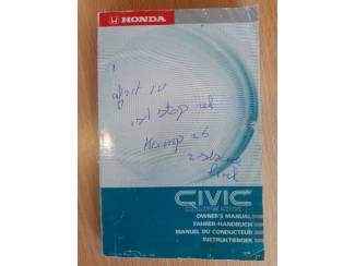 Honda Civic CRX | boek 1988 | 4 talen