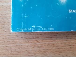 Autoboeken en Autotijdschriften Honda Civic CRX | boek 1988 | 4 talen