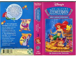 VHS Disney&rsquo;s De kleine zeemeermin 3 VHS banden mooie staat