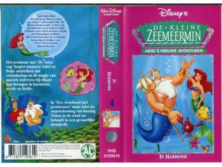 VHS Disney&rsquo;s De kleine zeemeermin 3 VHS banden mooie staat
