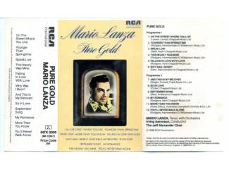 Cassettebandjes Mario Lanza &ndash; Pure Gold 12 nrs cassette 1956 ZGAN