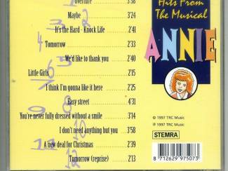 CD Hits From The Musical ANNIE 12 nrs cd 1997 ZGAN