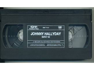 VHS Johnny Hallyday Bercy 92 live concert 24 nrs VHS ZEER MOOI