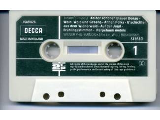 Cassettebandjes Strauss Concert In Wenen o.l.v. Willi Boskovsky 15 nrs ZGAN
