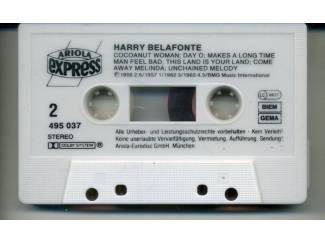 Cassettebandjes Harry Belafonte &ndash; Harry Belafonte 12 nrs cassette 1989 ZGAN