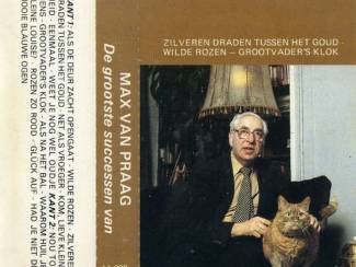 Cassettebandjes Max van Praag De grootste successen 14 nrs cassette ZGAN