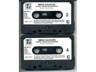 Cassettebandjes Miss Saigon Original London Cast Recording 25 nrs 2 cassettes ZG