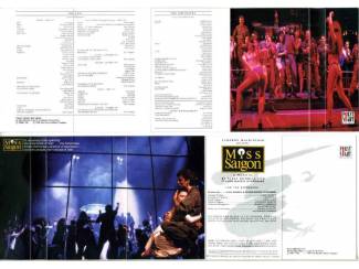 Cassettebandjes Miss Saigon Original London Cast Recording 25 nrs 2 cassettes ZG