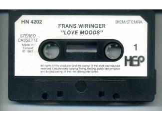 Cassettebandjes Frans Wiringer Love Moods orgel 12 nrs cassette 1981 ZGAN
