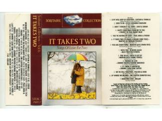 Cassettebandjes It Takes Two Songs Of Love For Two 28 nrs 2 cassettes ZGAN