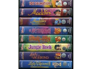 VHS Disney 15 VHS kinderbanden MOOIE STAAT