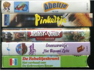 VHS 10 VHS kinderbanden MOOIE STAAT