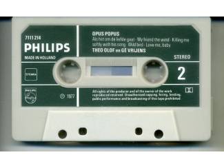 Cassettebandjes Theo Olof & G&eacute; Vrijens &ndash; Opus Popus 10 nrs cassette 1977 ZG