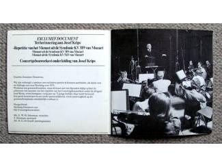 Grammofoon / Vinyl Exclusief Document Ter Herinnering Aan Joseph Krips ZGAN