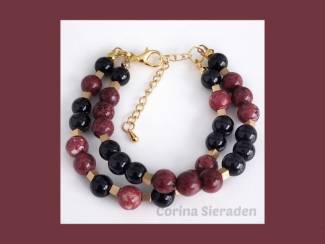 Armband van natuursteen