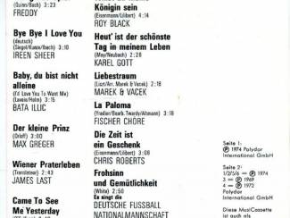 Cassettebandjes Extra ausgabe &lsquo;74/2 12 nrs cassette 1974 ZGAN