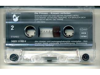 Cassettebandjes Die Prinzen &ndash; K&uuml;ssen Verboten 12 nrs cassette 1992 ZGAN
