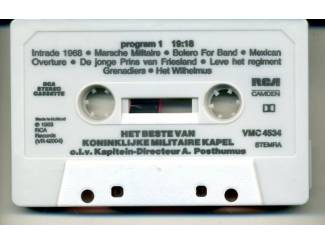 Cassettebandjes Het beste van Koninklijke militaire kapel 12 nrs cassette ZGAN